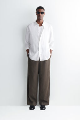 CAMISA DE LINO RELAXED FIT - H&m фото 7