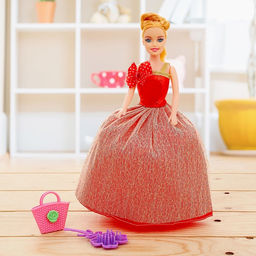 Кукла-модель Яна в платье с аксессуарами, МИКС - Simaland фото 9