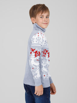 Свитер для девочек - Синий мир фото 6