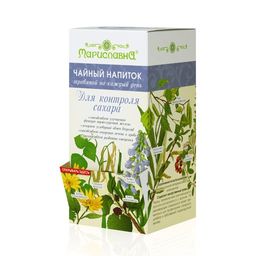 Для контроля сахара, фиточай в фильтр-пакетах