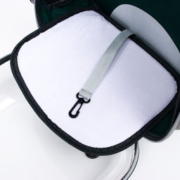 Рюкзак для переноски животных Котик, прозрачный, 34 х 25 х 40 см, зелёный - Пижон фото 8