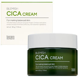 Tenzero Blemish Cica Cream - Смягчающий, увлажняющий крем с экстрактом азиатской центеллы
, 50мл