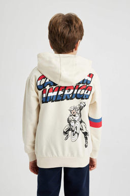 Толстовка с капюшоном Marvel Avengers для мальчиков - Defacto фото 7