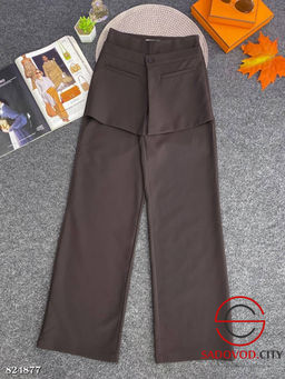 Женские широкие багги брюки