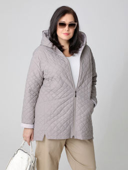 25128 Куртка серо-бежевый - Dizzyway фото 2