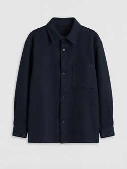 Uzun Kollu Erkek ?ocuk G?mlek Ceket