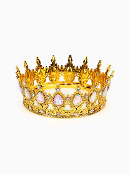 Набор декора для торта: топпер, корона, свеча