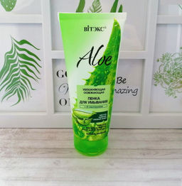 ALOE Пенка для умывания с D-пантенолом "Увлажняющая освежающая", 200 мл