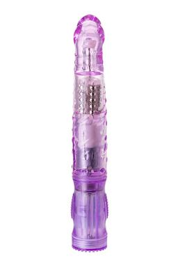 Вибратор с клиторальным стимулятором TOYFA A-Toys High-Tech fantasy, TPE, фиолетовый, 22 см