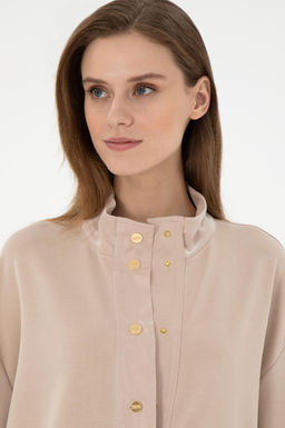 Женский свитшот песочного цвета Неожиданная скидка в корзине - U.s. polo assn фото 2