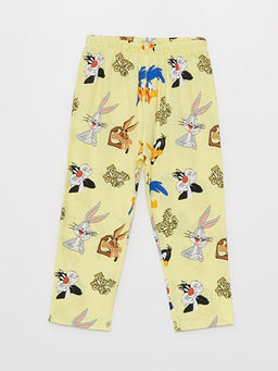 Polo Yaka Looney Tunes Bask?l? Erkek Bebek Pijama Tak?m? - Waikiki фото 3