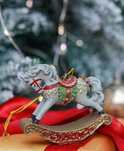 Украшение новогоднее Лошадка-качалка, L7,5 W2 H6,5 см - Remeco фото 8