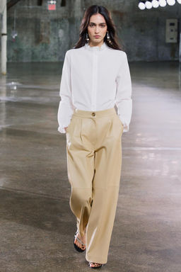 100% LEATHER BALLOON TROUSERS ZW COLLECTION