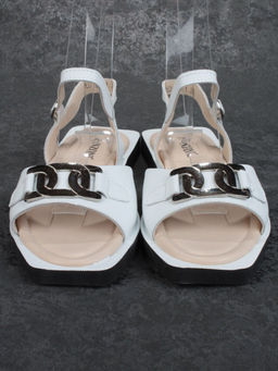 08-PED128-1 WHITE Босоножки женские (натуральная кожа) - No name фото 6