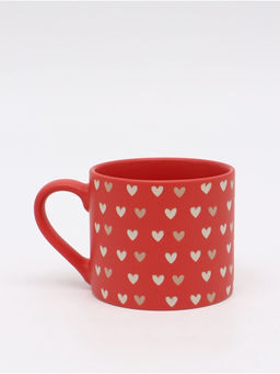 Кружка чайная керамическая Сердечки, 320 мл, ручная работа