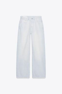 MID-RISE WIDE-LEG TRF JEANS - Zara фото 7
