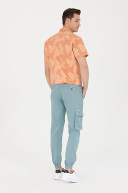 Мужские брюки из плотной ткани мятного цвета - U.s. polo assn фото 4
