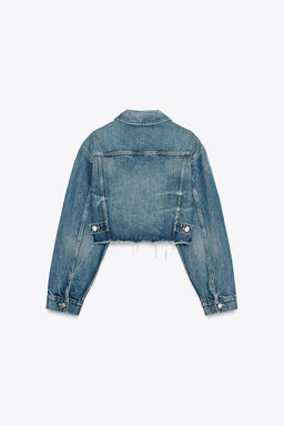 CROPPED DENIM JACKET - Zara фото 3