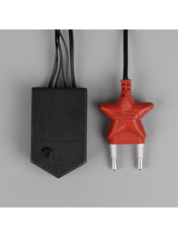 Гирлянда Бахрома 1.8?0.5 м, IP20, тёмная нить, 48 LED, свечение красное, 8 режимов, 220 В - Luazon lighting фото 12