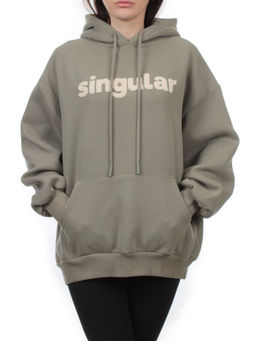 2622 GRAY GREEN Толстовка женская (85% хлопок, 10% полиэстер, 5% спандекс)