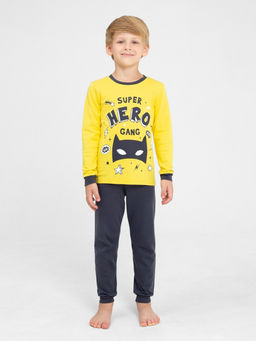 CRB wear/CWKB 50138-30 Комплект для мальчика (джемпер, брюки),желтый/Ex.Cherubino