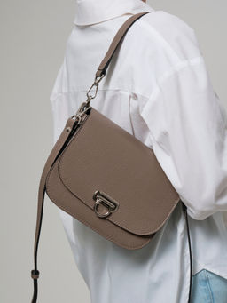 Сумка кожаная Azaro 30741 тауп