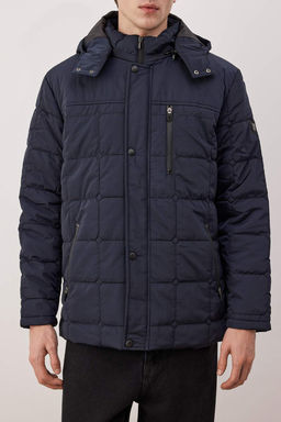 Lacivert Regular Erkek Mont TMNAW26MO00029 - Trendyolmilla фото 5