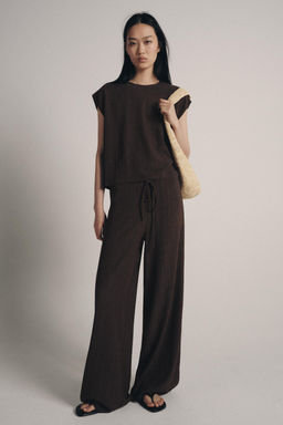 PANTAL?N R?STICO RECTO / Gris antracita - Zara фото 2