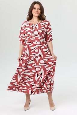 Платье женское 6079/23/Брусничный - Rise фото 4