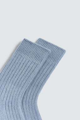RIBBED TEXTURED SOCKS - Zara фото 3