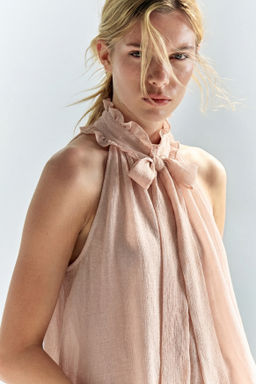 Top con cuello de lazo - H&m фото 3
