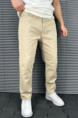 TRENDYOL MAN Lacivert Boyfriend Kal?p %100 Pamuklu Rahat Gabardin Pantolon TMNSS25PL00042