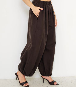 Брюки #КТ25811, тёмно-коричневый - Dommod фото 3