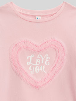 ACOOLA / Футболка детская для девочек Selena розовый  фото 4