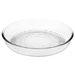 "Боркам (Borcam Grill)" Форма стеклянная жаропрочная 2,95л, д32см, h5см, круглая, цветная коробка, Pasabahce (Турция)