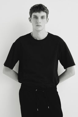 Camiseta con efecto lavado Loose Fit