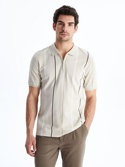 Polo Yaka K?sa Kollu ?izgili Pike Erkek Ti??rt