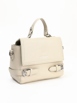 Сумка женская мессенджер на магните, 22×11×17 см, серая