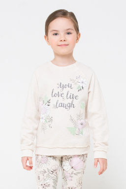 КР 301157/св.бежевый меланж к273, джемпер