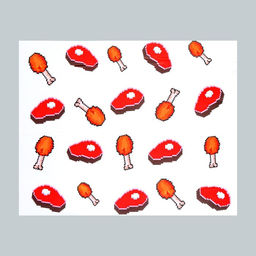 Защитная самоклеящаяся пленка на месте кормления/туалета питомца Стейк 50х40 см - Simaland фото 4