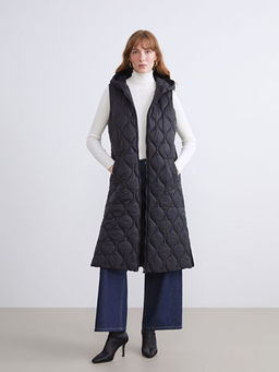 Kap??onlu Kapitone Kad?n ?i?me Yelek