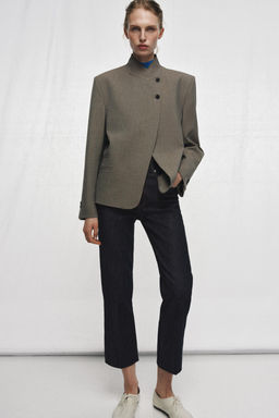 HIGH NECK BLAZER ZW COLLECTION - Zara фото 14