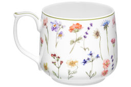 Кружка 500 мл 13,5*10*9 см Флорентина NEW BONE CHINA, фарфор - Elan gallery фото 4