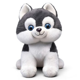 Мягкая игрушка "Собака Хаски" 45 см