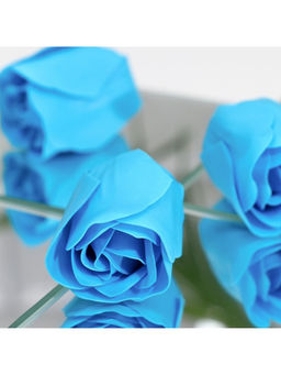 Мыльные розочки, синие, набор 6 шт. - SB BEAUTY фото 6