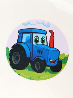 Сидение на унитаз «Трактор», цвет белый