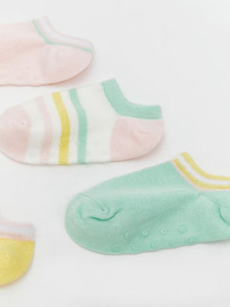 ?izgili K?z Bebek Patik ?orap 5li