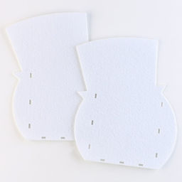 Корзинка из фетра своими руками на новый год «Снеговичок», набор для творчества