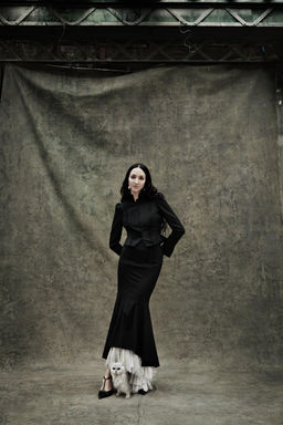 ZW COLLECTION LIMITED EDITION COMBINED GODET SKIRT