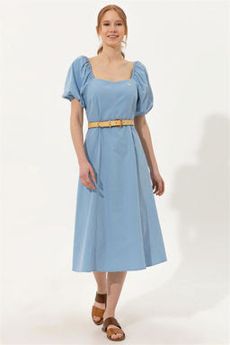 Женское синее тканое платье Неожиданная скидка в корзине